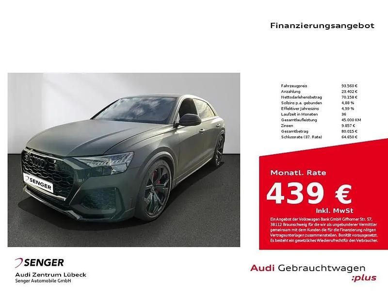 Daytonagrau perleffekt Gebraucht 2021 Audi RS Q8 Sport SUV | 93.560 € (Superpreis) - Bild 1/1