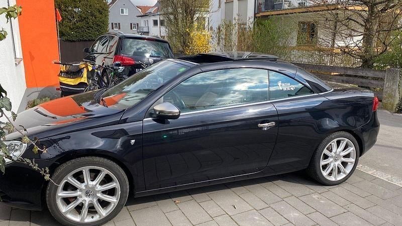 Schwarz Gebraucht 2008 VW Eos R Cabrio | 6.999 € (Superpreis) - Bild 1/4