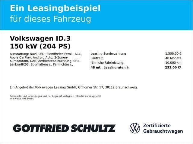 Używany VW ID.3 Edition 150 kW (204 KM) 2020 Szary Hatchback