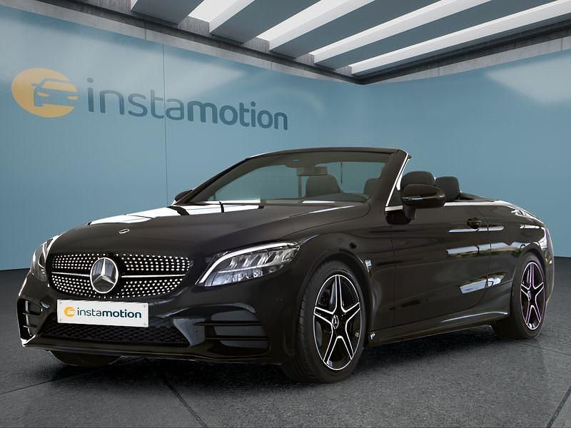 Schwarz Gebraucht 2023 Mercedes C200 Cabrio | 51.199 € - Bild 1/4