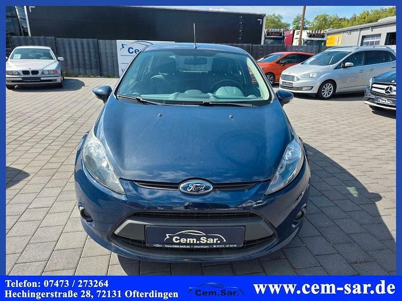 Gebraucht Ford Fiesta 82 PS (60 kW) 2009 Blau Kleinwagen