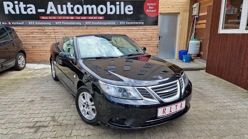 Schwarz Gebraucht 2008 Saab 9-3 Cabriolet Cabrio | 9.980 € (Teuer) - Bild 1/4
