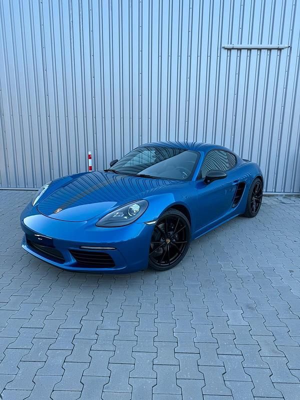 Blau Gebraucht 2017 Porsche 718 Cayman Coupé | 55.000 € - Bild 1/4