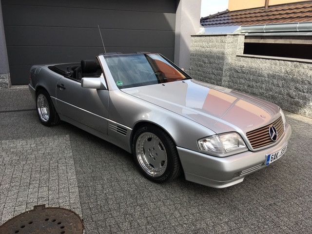 Gebraucht Mercedes SL500 320 PS (235 kW) 1993 Silber Cabrio