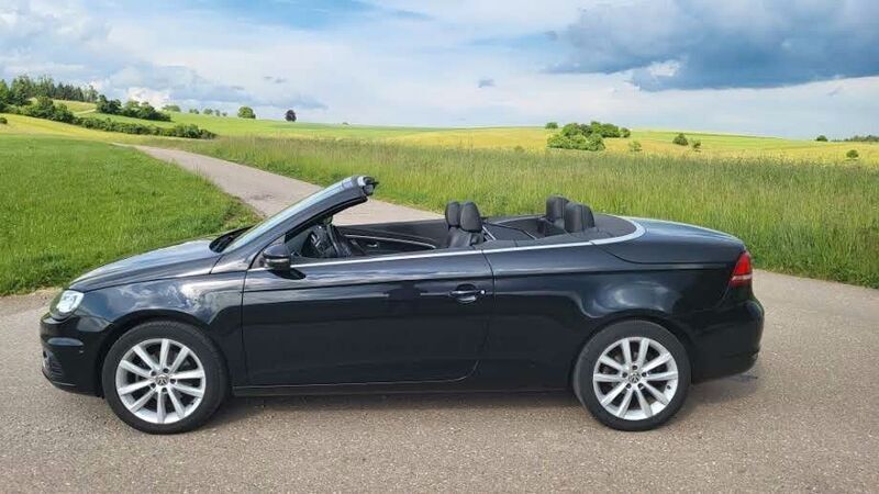 Schwarz Gebraucht 2013 VW Eos Sportline Cabrio | 11.980 € (Fairer Preis) - Bild 1/4