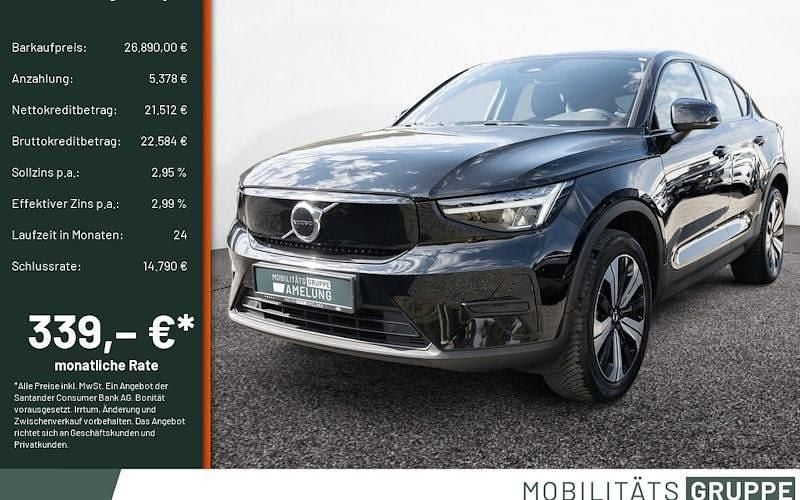 Schwarz Gebraucht 2022 Volvo EC40 Core SUV | 26.890 € (Superpreis) - Bild 1/4
