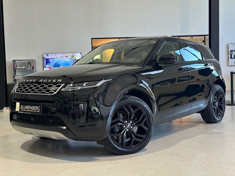 Santorini black Gebraucht 2021 Land Rover Range Rover evoque SE SUV | 28.980 € (Superpreis) - Bild 1/4