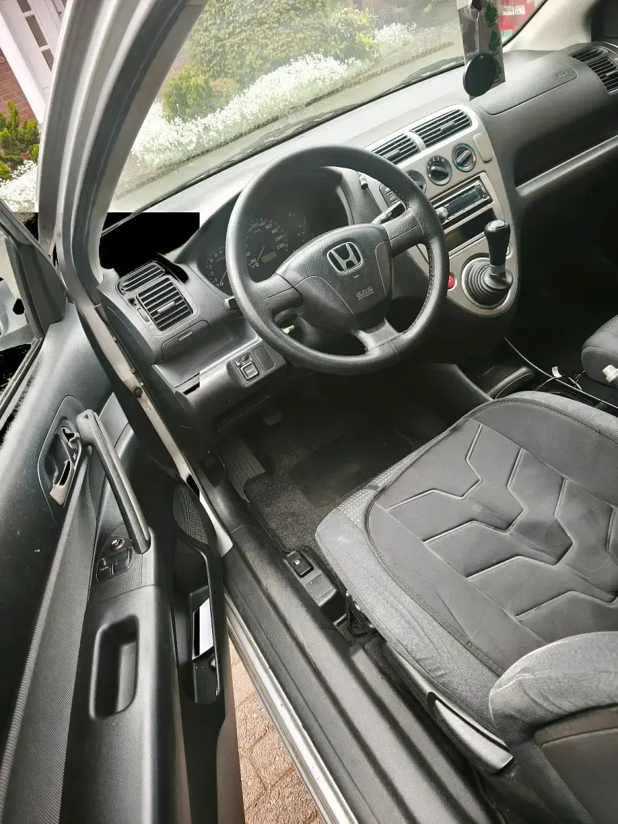Gebraucht Honda Civic 90 PS (66 kW) 2003 Silber Kleinwagen