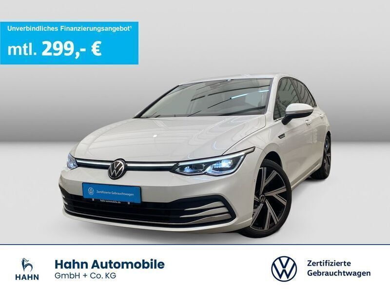 Oryxweiß perlmutteffekt Gebraucht 2022 VW Golf VIII Style Limousine | 23.495 € (Guter Preis) - Bild 1/3