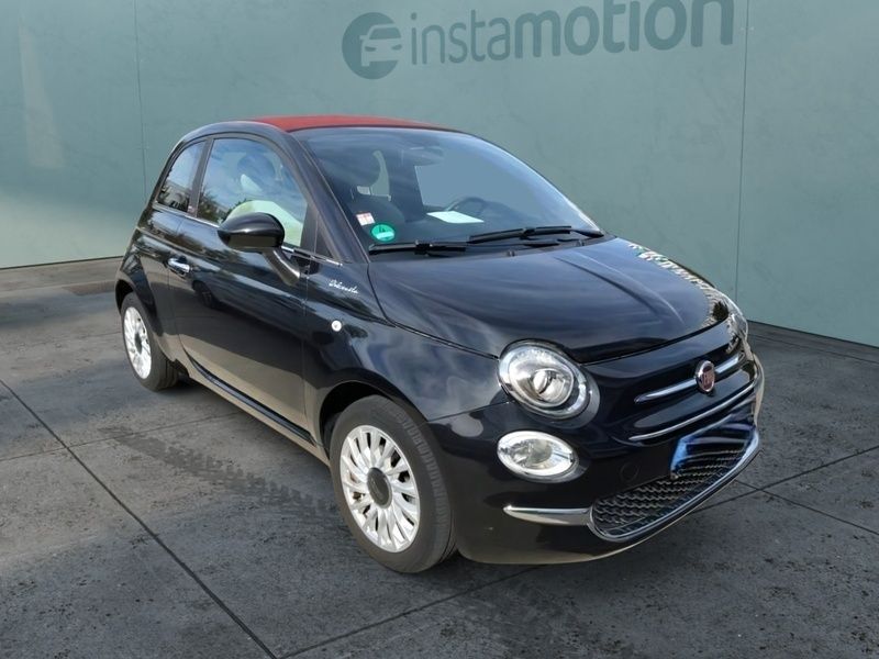 Schwarz Gebraucht 2021 Fiat 500C Dolcevita Cabrio | 14.490 € (Fairer Preis) - Bild 1/3