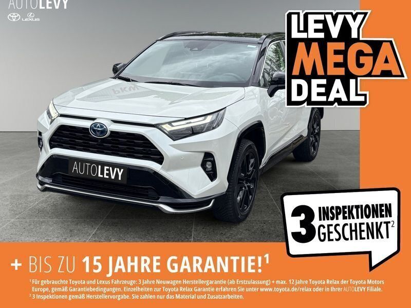 Weiss/schwarz Gebraucht 2022 Toyota RAV4 Hybrid Style SUV | 33.990 € (Fairer Preis) - Bild 1/4