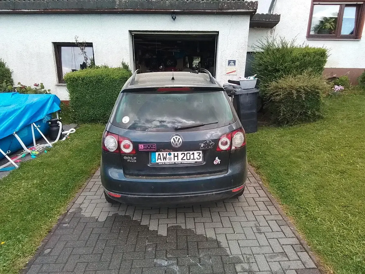 Gebraucht VW Golf Plus Cross 80 PS (58 kW) 2008 Blau Van / Kleinbus