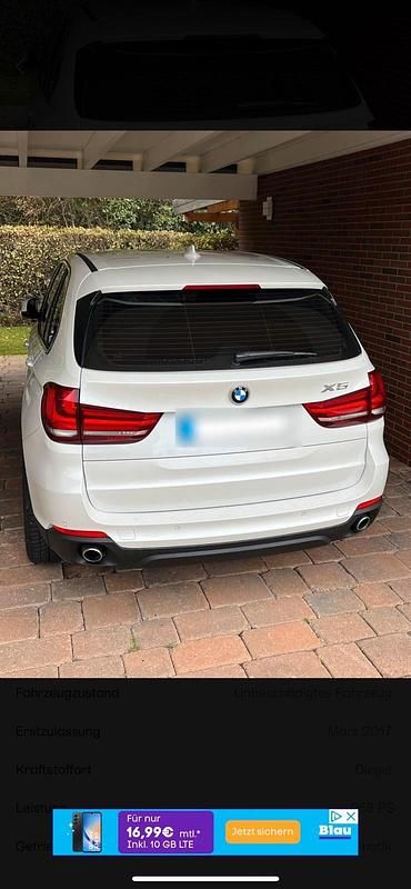 Gebraucht BMW X5 258 PS (189 kW) 2017 Weiß SUV