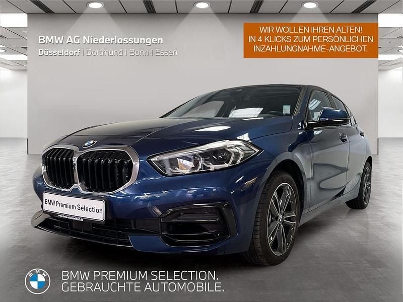 Blau Gebraucht 2022 BMW 120 Sport Line Kleinwagen | 26.999 € (Fairer Preis) - Bild 1/4
