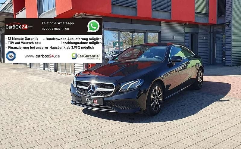 Obsidianschwarz metalliclack Gebraucht 2019 Mercedes E200 Coupé | 30.999 € (Superpreis) - Bild 1/4