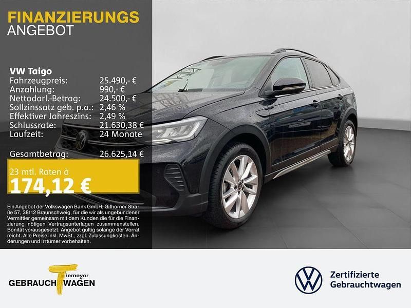 Schwarz Gebraucht 2024 VW Taigo Life SUV | 25.490 € (Fairer Preis) - Bild 1/4