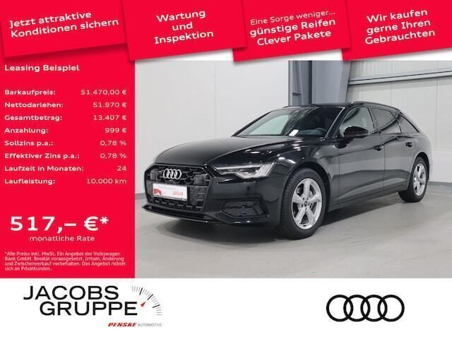Mythosschwarz metallic Gebraucht 2024 Audi A6 Advanced Plus Kombi | 51.470 € - Bild 1/4