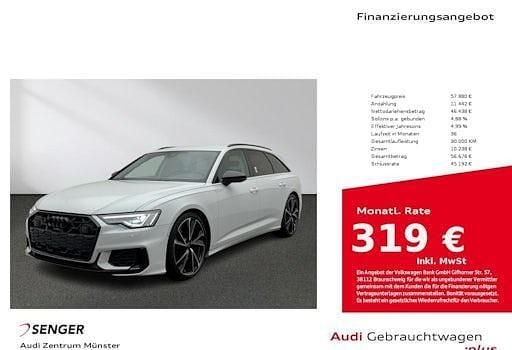 Gebraucht Audi S6 Ambiente 344 PS (253 kW) 2024 Gletscherweiß metallic Kombi