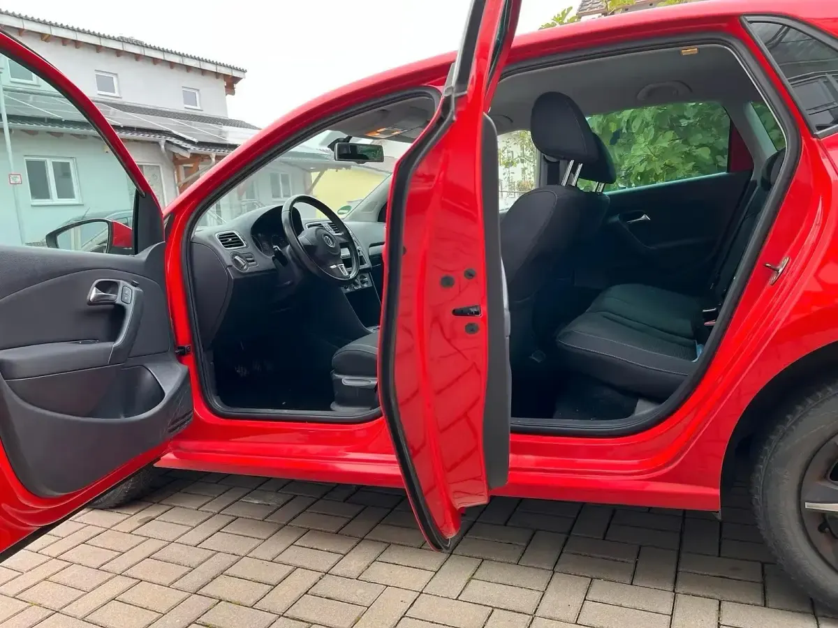Gebraucht VW Polo Team 60 PS (44 kW) 2010 Rot Kleinwagen
