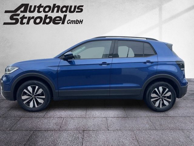Gebraucht VW T-Cross Move 110 PS (80 kW) 2023 Reef blue metallic (metallic) SUV