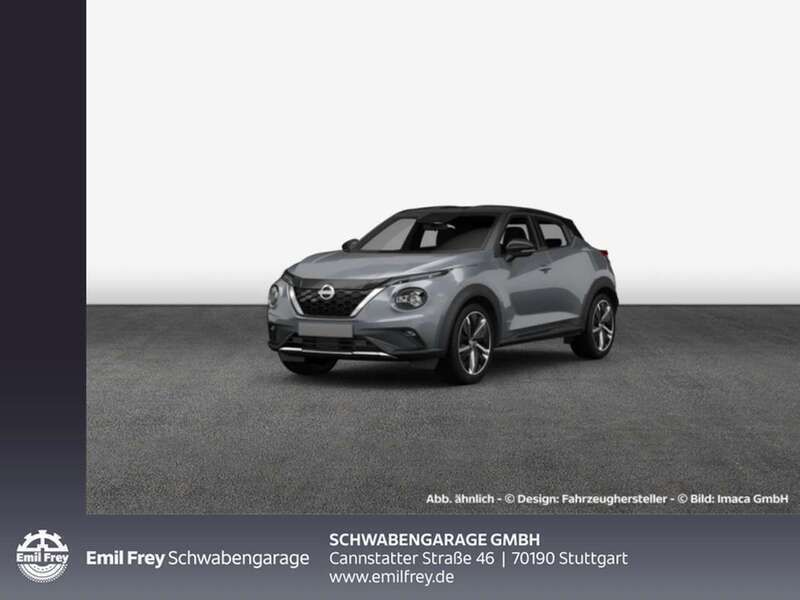 Dark grey metallic Gebraucht 2023 Nissan Juke Visia SUV | 19.980 € (Fairer Preis) - Bild 1/4