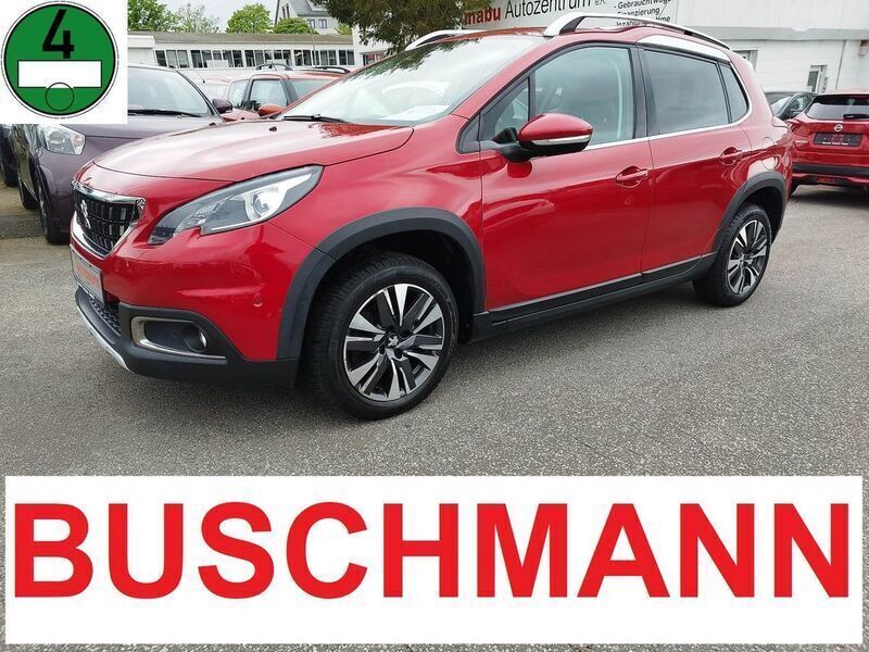 Lackierung ultimaterot/metall (metallic) Gebraucht 2018 Peugeot 2008 Allure SUV | 13.999 € (Teuer) - Bild 1/4