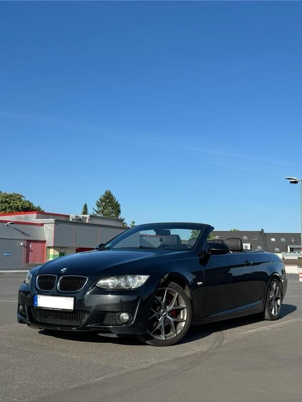 Schwarz Gebraucht 2008 BMW 320 Cabriolet M Sport Cabrio | 8.700 € (Guter Preis) - Bild 1/4