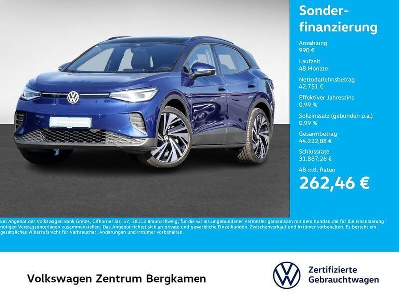 Blue dusk metallic Gebraucht 2024 VW ID.4 Pro SUV | 44.169 € - Bild 1/4
