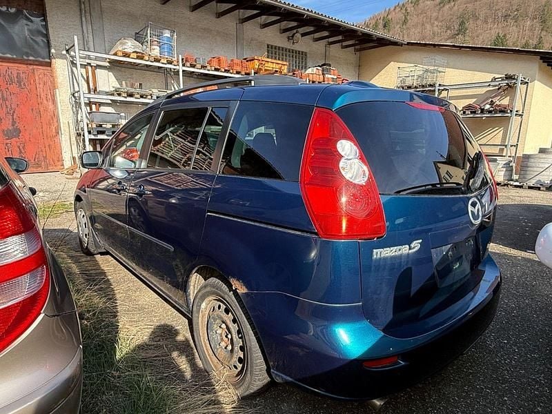 Gebraucht Mazda 5 Exclusive 116 PS (85 kW) 2007 Blau Van / Kleinbus