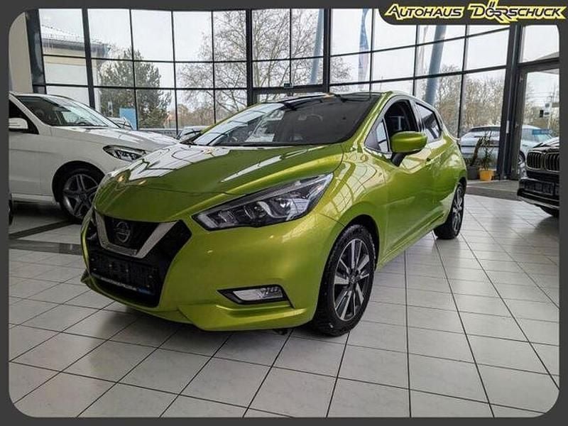 Gebraucht Nissan Micra Acenta 71 PS (52 kW) 2017 Grün Kleinwagen