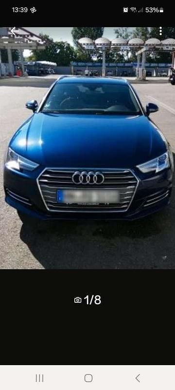 Blau Gebraucht 2016 Audi A4 Kombi | 13.850 € (Guter Preis) - Bild 1/4