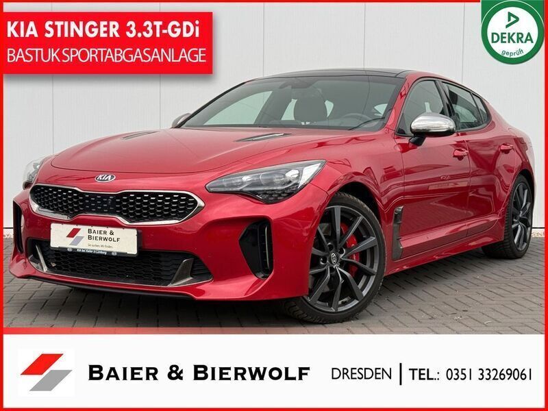 (h4r) high chroma rot Gebraucht 2018 Kia Stinger 3 Coupé | 28.490 € (Etwas zu teuer) - Bild 1/4