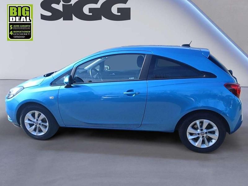 Gebraucht Opel Corsa 101 PS (74 kW) 2018 Arktis blau Kleinwagen