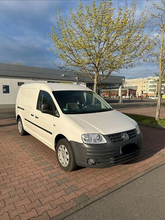 Gebraucht VW Caddy Maxi 105 PS (77 kW) 2009 Weiß Van / Kleinbus
