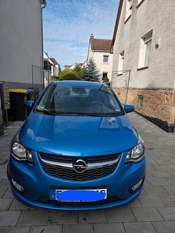 Blau Gebraucht 2016 Opel Karl Edition Kleinwagen | 6.500 € (Guter Preis) - Bild 1/4