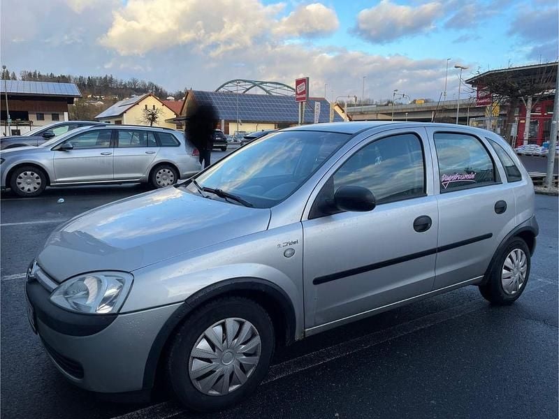 Silber Gebraucht 2003 Opel Corsa Kleinwagen | 550 € (Superpreis) - Bild 1/4