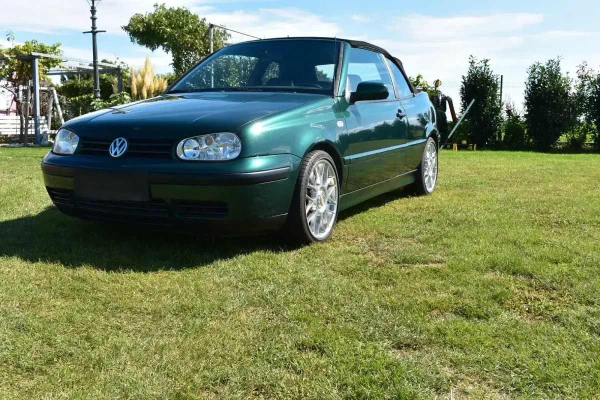 Gebraucht VW Golf Cabriolet 116 PS (85 kW) 1998 Grün Cabrio