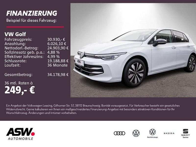 Gebraucht VW Golf VIII Goal 150 PS (110 kW) 2025 Oryxweiß perlmutteffekt Limousine