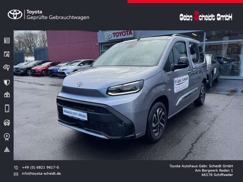 Silber Neu 2024 Toyota Proace Verso City Kombi | 34.889 € (Etwas zu teuer) - Bild 1/4