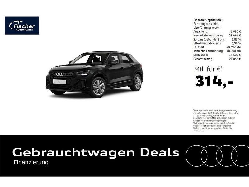 Gebraucht Audi Q2 S-Line 150 PS (110 kW) 2023 Schwarz SUV