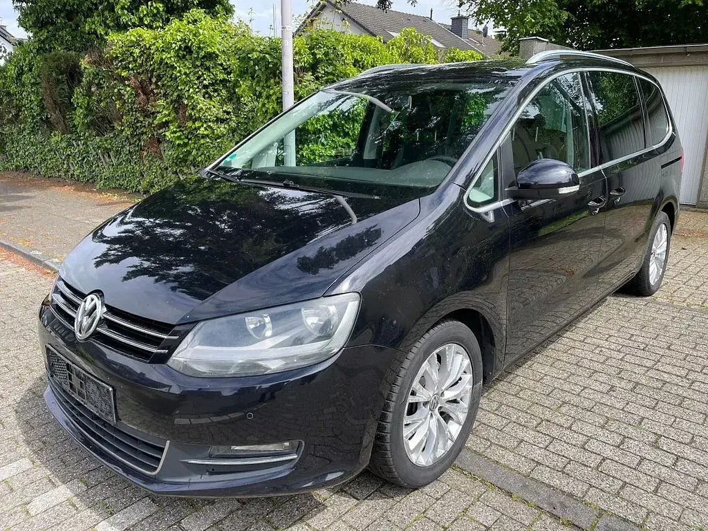 Gebraucht VW Sharan Highline 140 PS (102 kW) 2010 Schwarz Van / Kleinbus