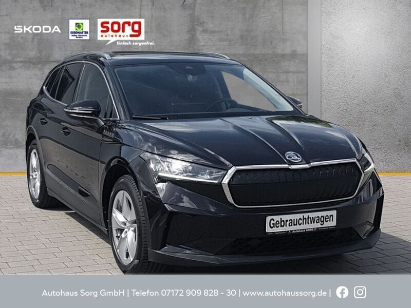 Schwarz Gebraucht 2021 Skoda Enyaq iV Loft SUV | 29.490 € (Fairer Preis) - Bild 1/4