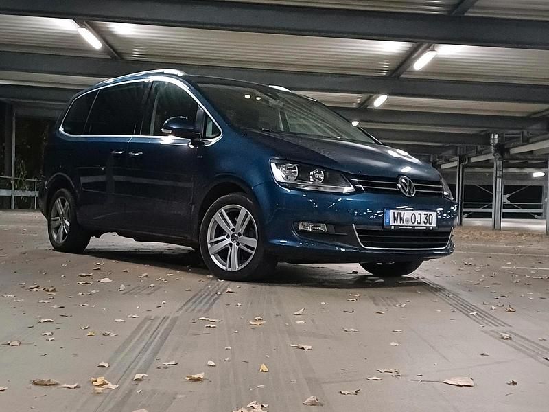 Gebraucht VW Sharan Ocean 150 PS (110 kW) 2015 Blau Van / Kleinbus