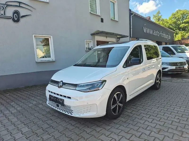 Gebraucht VW Caddy Style 122 PS (89 kW) 2021 Weiß Van / Kleinbus
