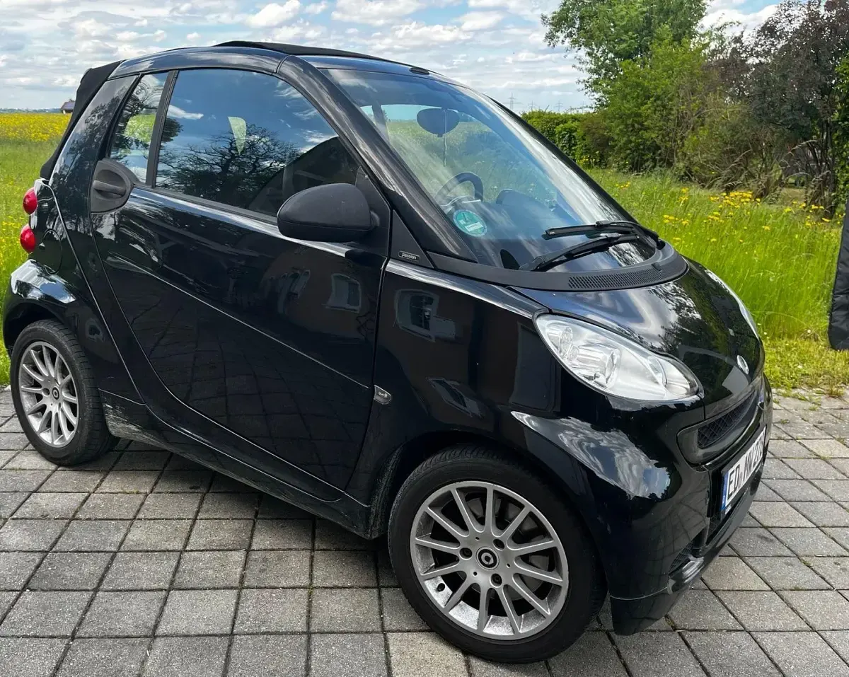 Brugt Smart ForTwo Cabrio Passion 71 HK (52 kW) 2012 Sort Cabriolet