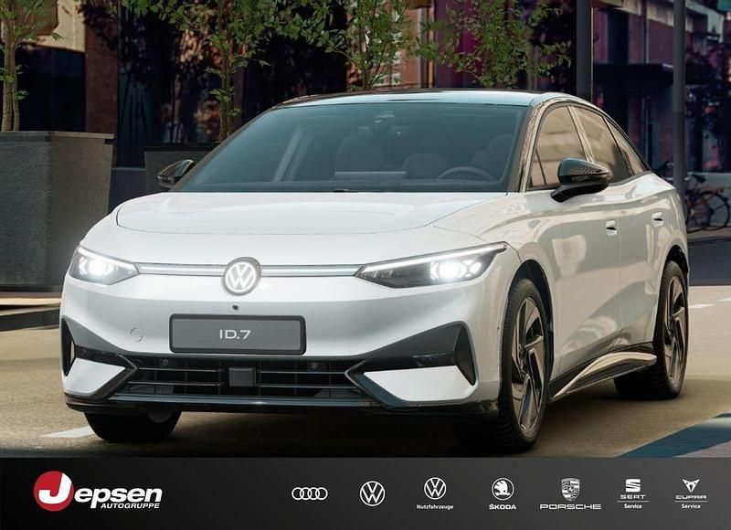 Gletscherweiß metallic / schwa Neu 2025 VW ID.7 Pro Limousine | 69.670 € - Bild 1/4