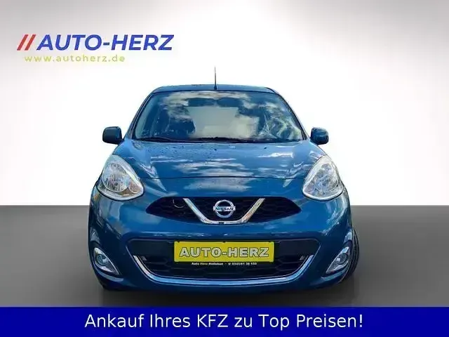 Gebraucht Nissan Micra Acenta 80 PS (58 kW) 2016 Türkis Kleinwagen