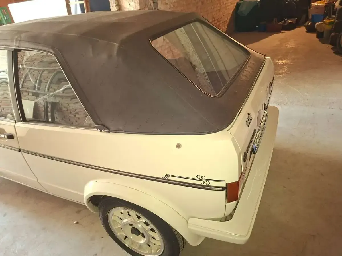 Gebraucht VW Golf Cabriolet 90 PS (66 kW) 1986 Weiß Cabrio