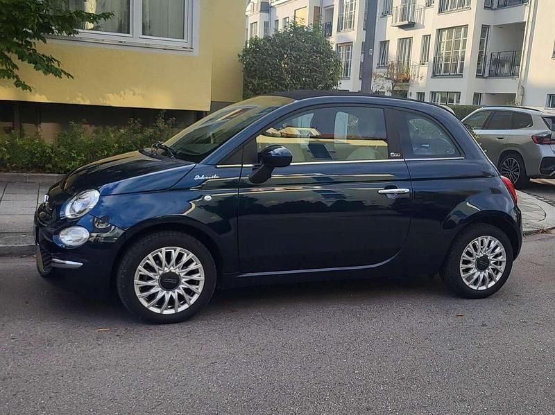 Blau Gebraucht 2021 Fiat 500C Dolcevita Cabrio | 12.222 € (Guter Preis) - Bild 1/4
