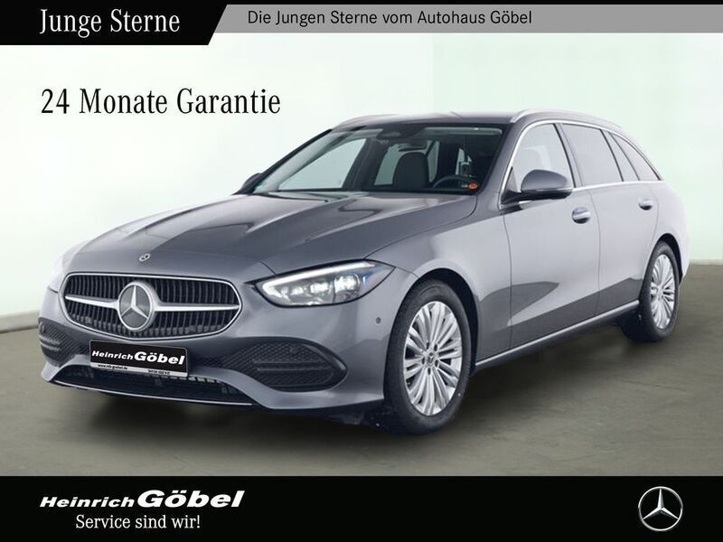 Lack selenitgrau Gebraucht 2024 Mercedes C220 Avantgarde Kombi | 49.990 € - Bild 1/4